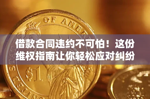 武汉借款合同违约不可怕！这份维权指南让你轻松应对纠纷